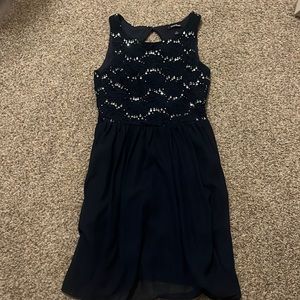 Navy blue dress